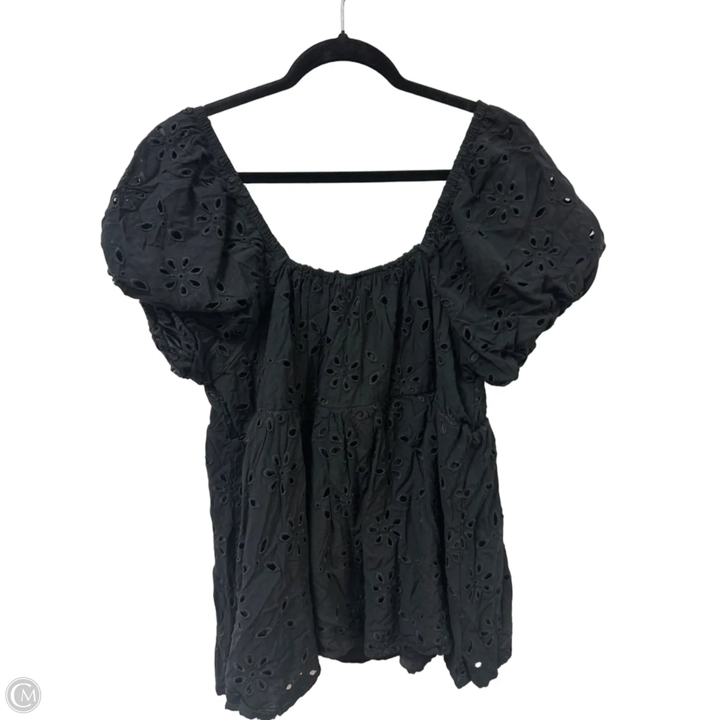 Top Short Sleeve By Torrid In Black, Size: 2x
