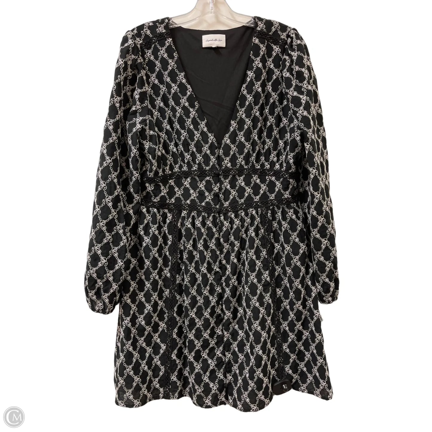 Dress Casual Midi By Cma In Black, Size: L