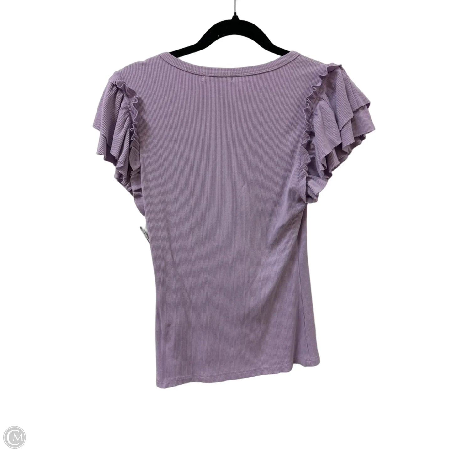 Top Short Sleeve By Clothes Mentor In Purple, Size: S