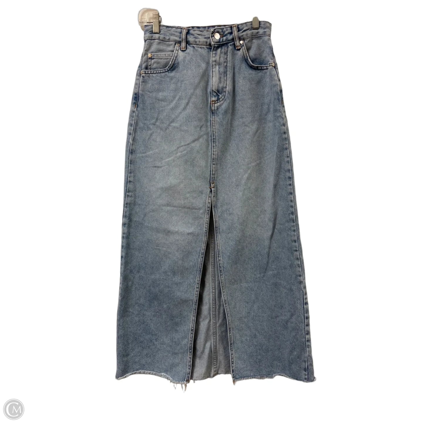 Skirt Maxi By Pilcro In Blue Denim, Size: 0