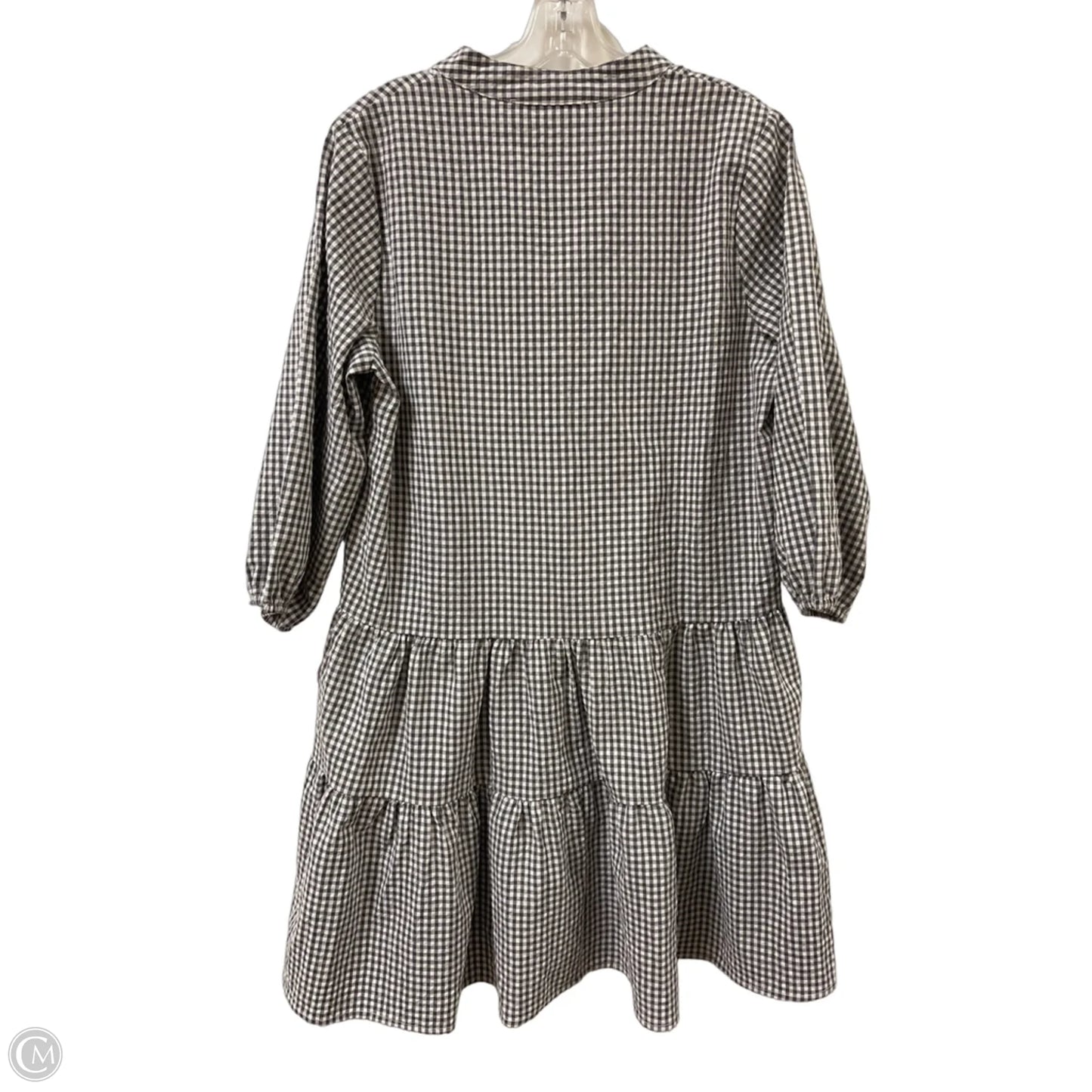 Dress Casual Midi By Petal & Pup In Grey, Size: L