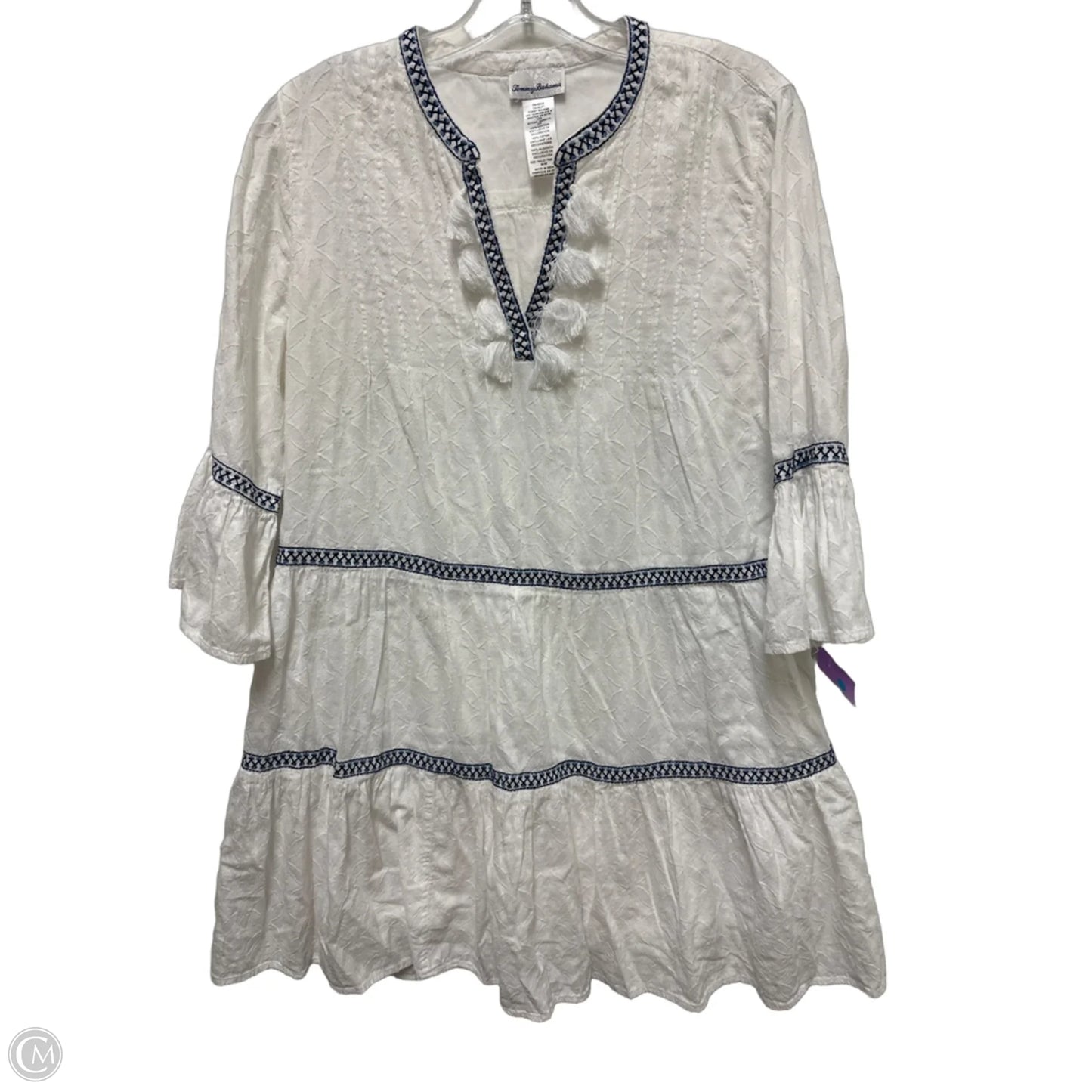 Dress Casual Midi By Tommy Bahama In White, Size: M