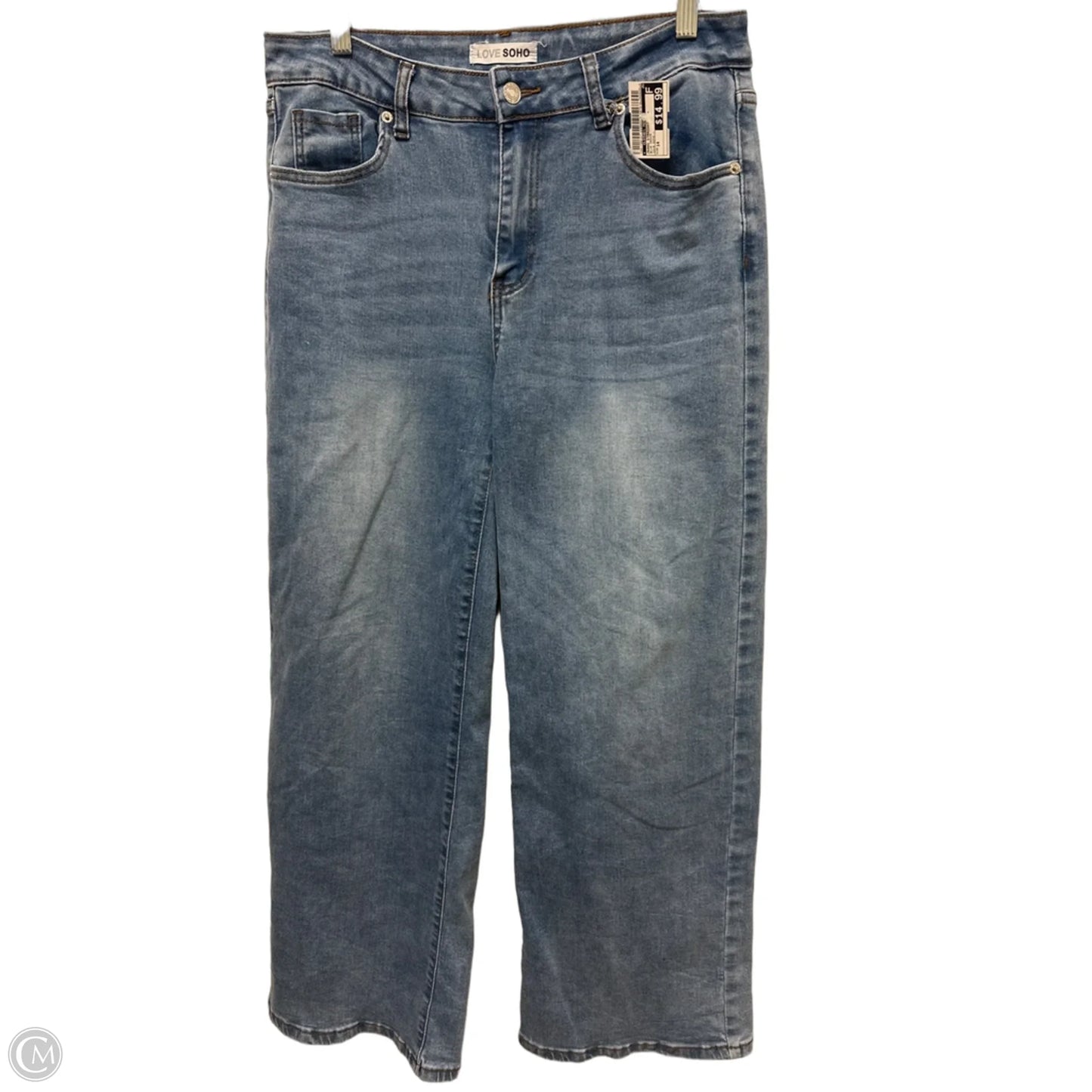 Jeans Straight By Clothes Mentor In Blue Denim, Size: 14