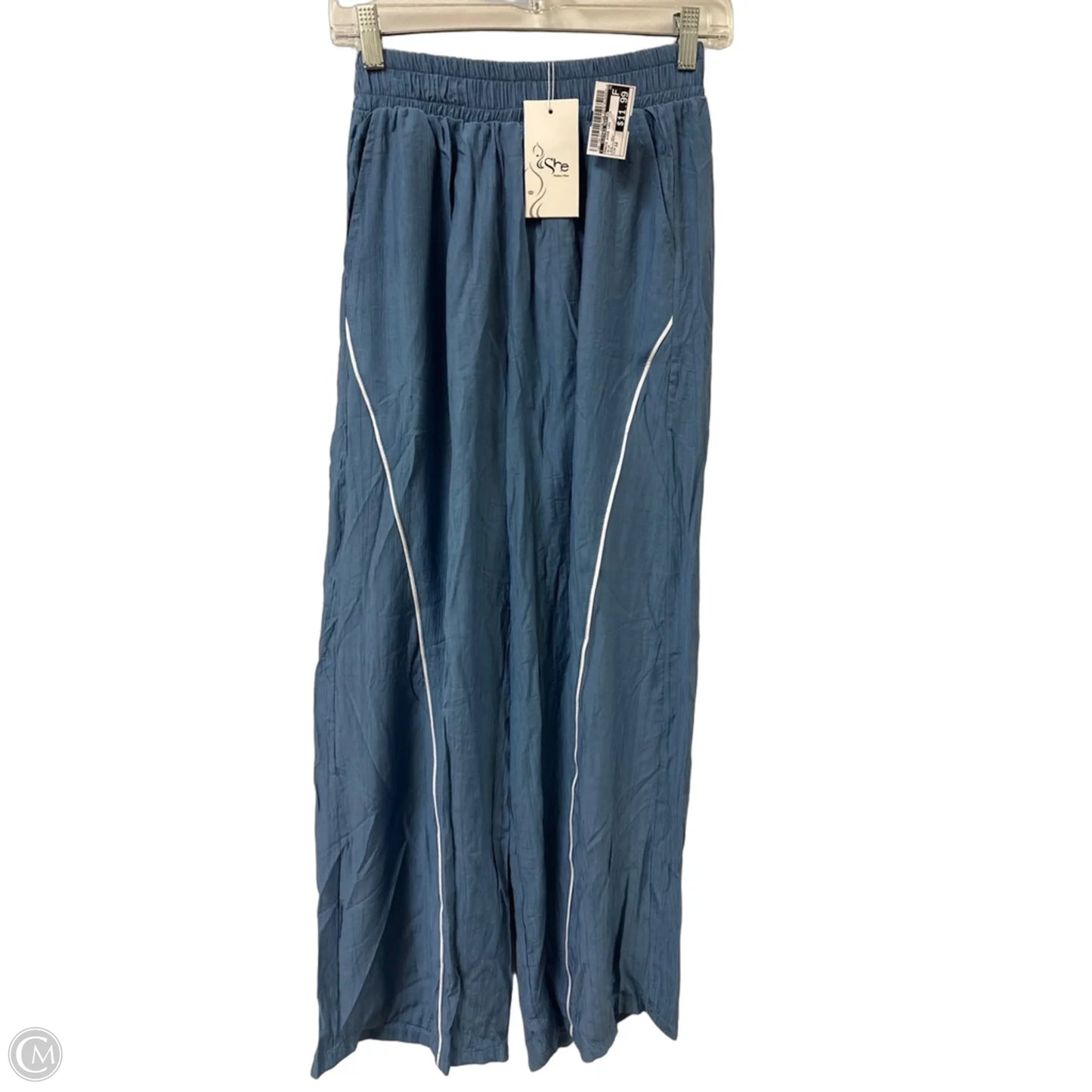 Pants Wide Leg By Clothes Mentor In Blue, Size: 12