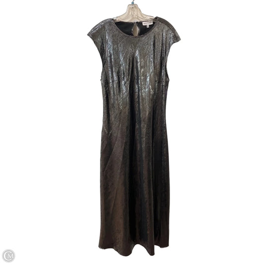Dress Casual Maxi By Gibson And Latimer In Silver, Size: Xl