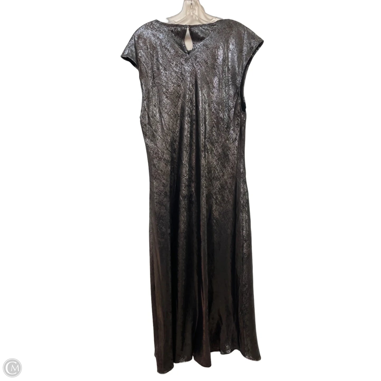 Dress Casual Maxi By Gibson And Latimer In Silver, Size: Xl