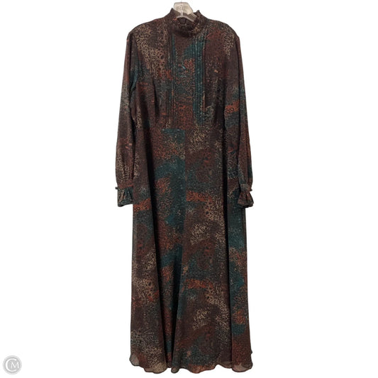 Dress Casual Maxi By Clothes Mentor In Animal Print, Size: 1x