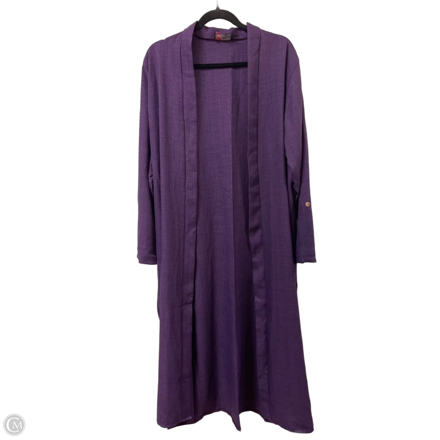 Kimono By Clothes Mentor In Purple, Size: Xl