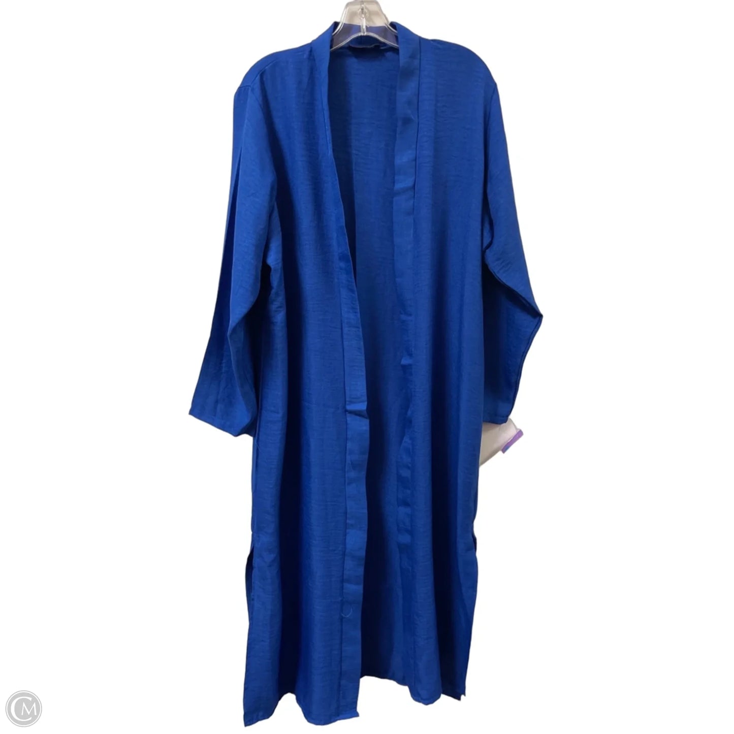 Kimono By Clothes Mentor In Blue, Size: Xl