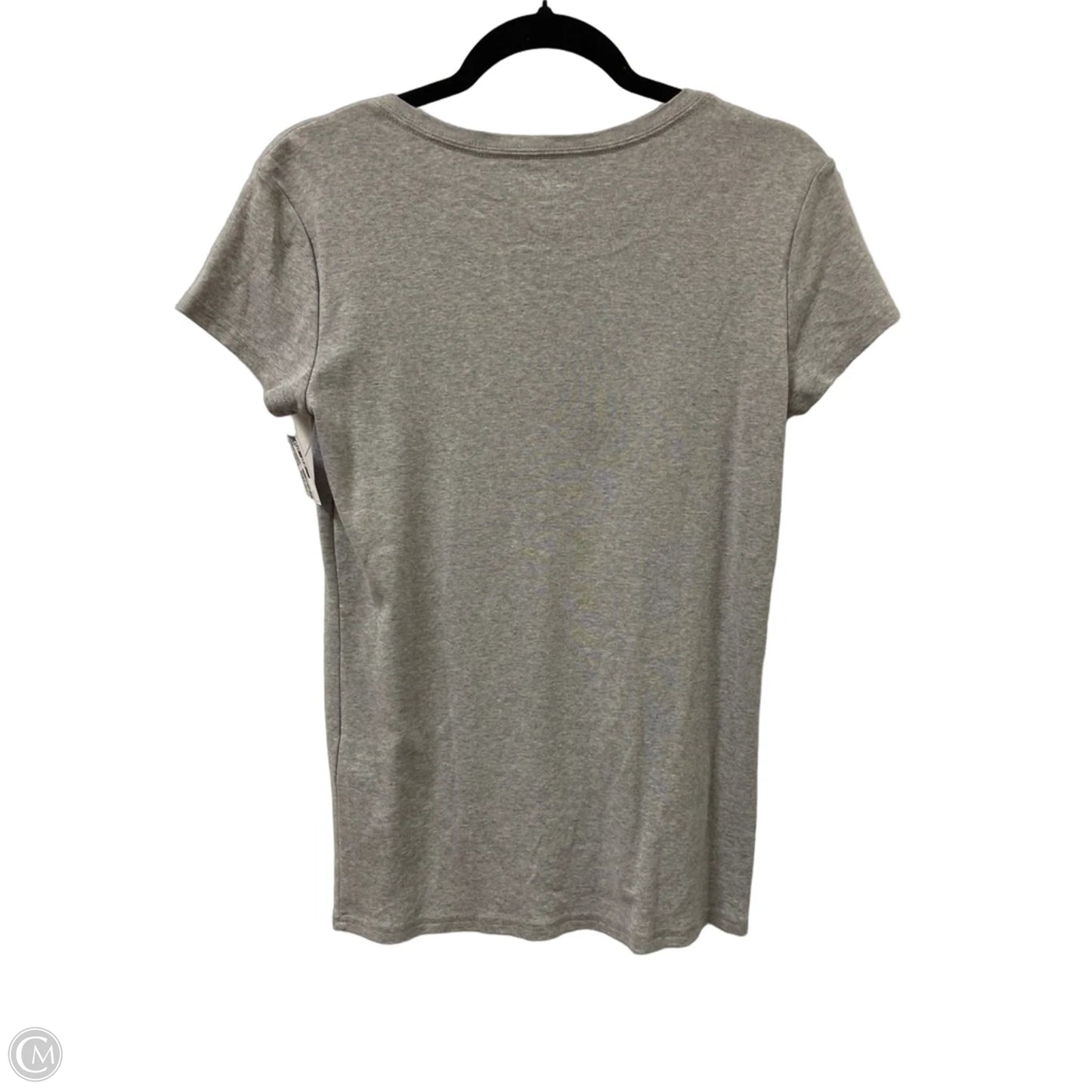 Top Short Sleeve By Kirkland In Grey, Size: M