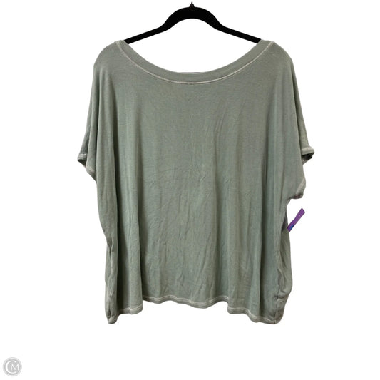 Top Short Sleeve By Sew In Love In Green, Size: 2x