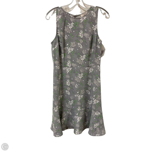 Dress Casual Midi By Loft In Grey, Size: S