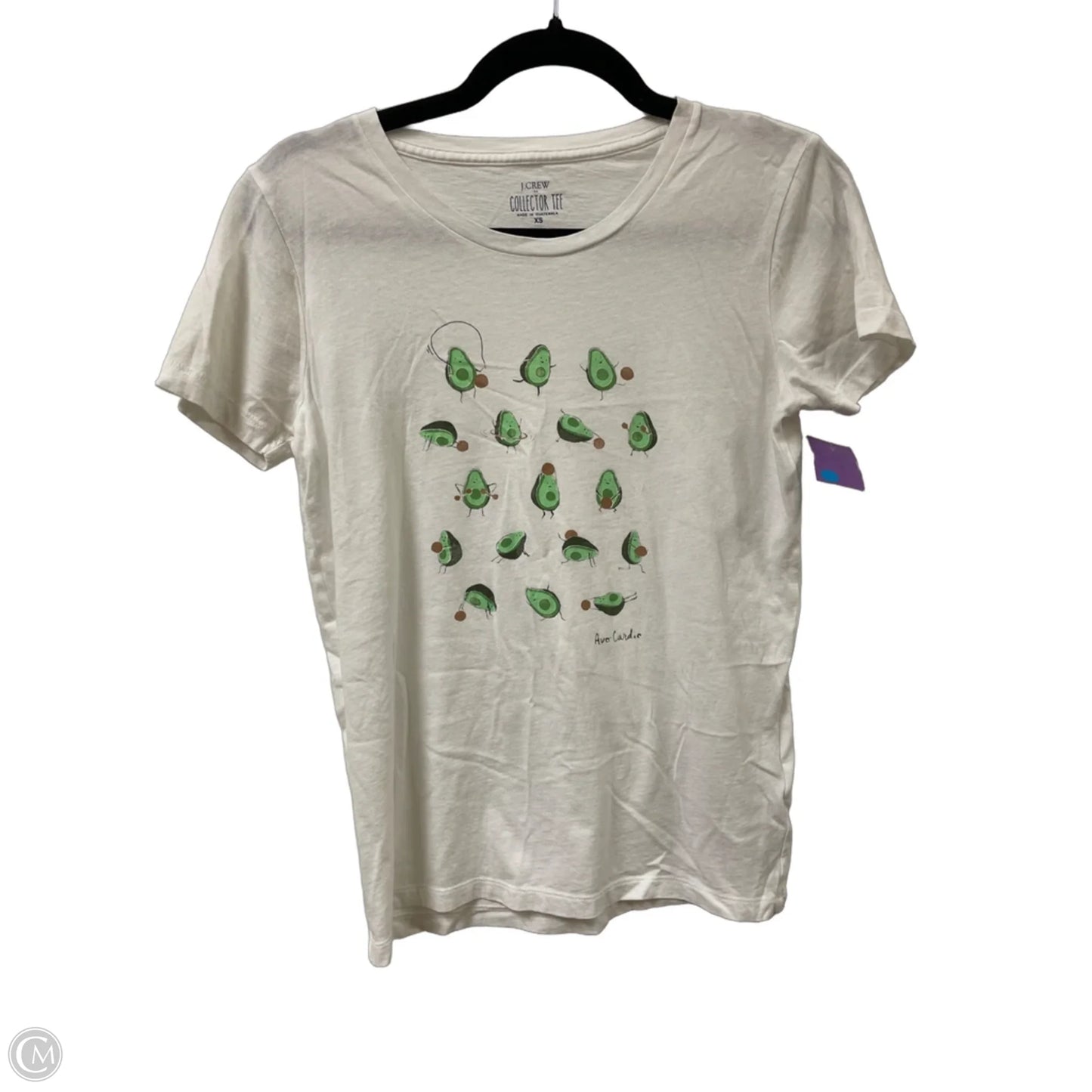 Top Short Sleeve By J. Crew In White, Size: Xs