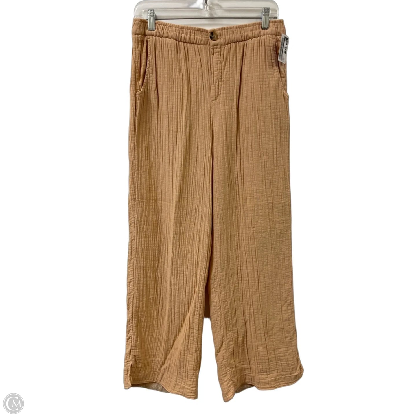 Pants Linen By Wonderly In Yellow, Size: 8