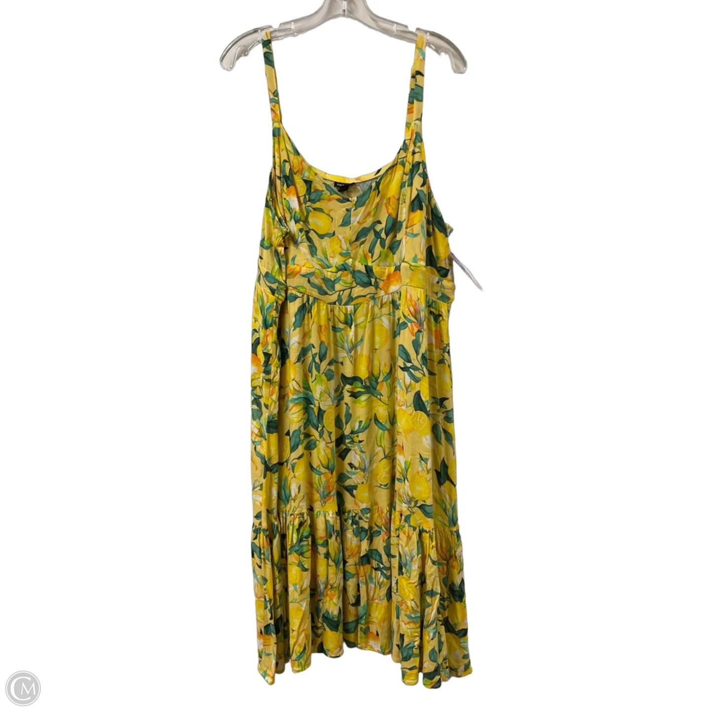 Dress Casual Midi By Torrid In Yellow, Size: 3x