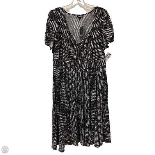 Dress Casual Midi By Torrid In Polkadot Pattern, Size: 1x