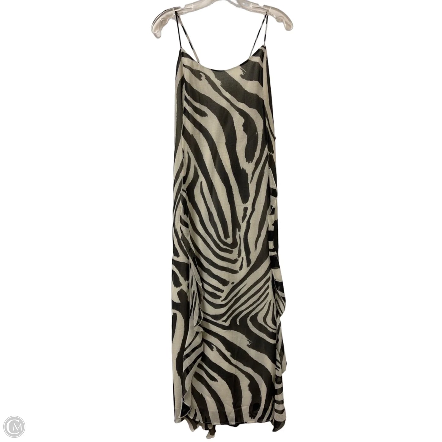 Dress Casual Maxi By H&m In Zebra Print, Size: 1x