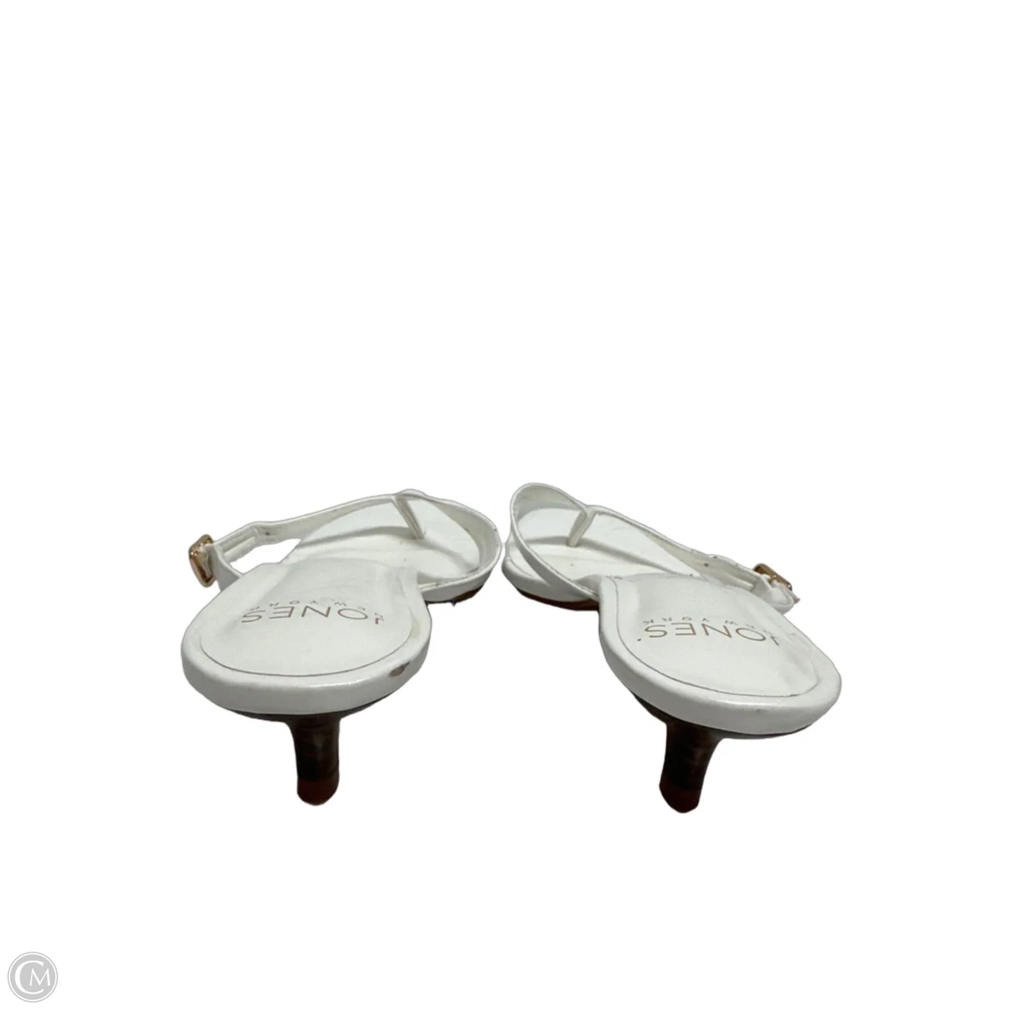 Shoes Heels Kitten By Jones New York In White, Size: 11