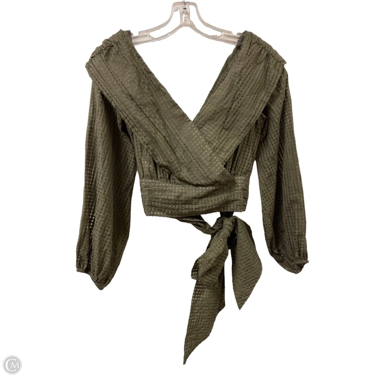 Top Long Sleeve By Maeve In Green, Size: Xs
