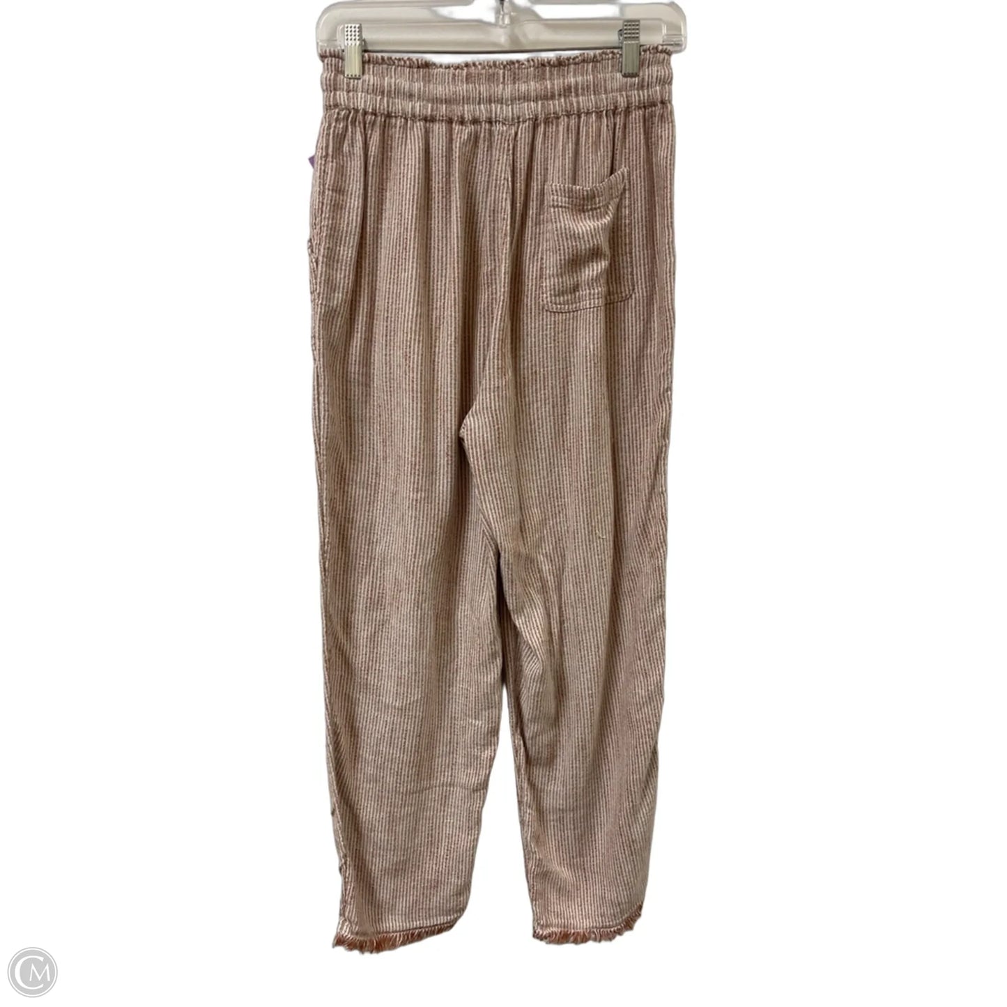 Pants Linen By Aerie In Brown, Size: Sp