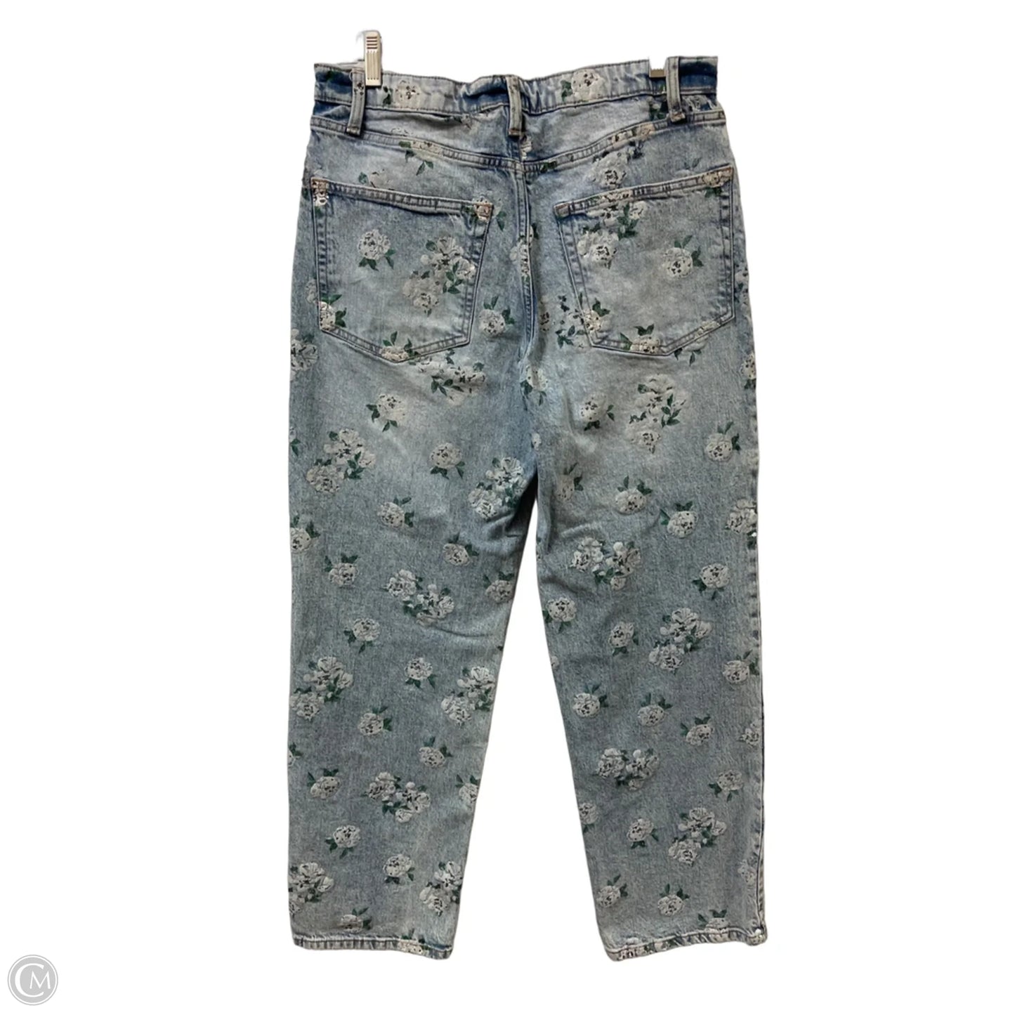 Jeans Straight By Wild Fable In Floral Print, Size: 10