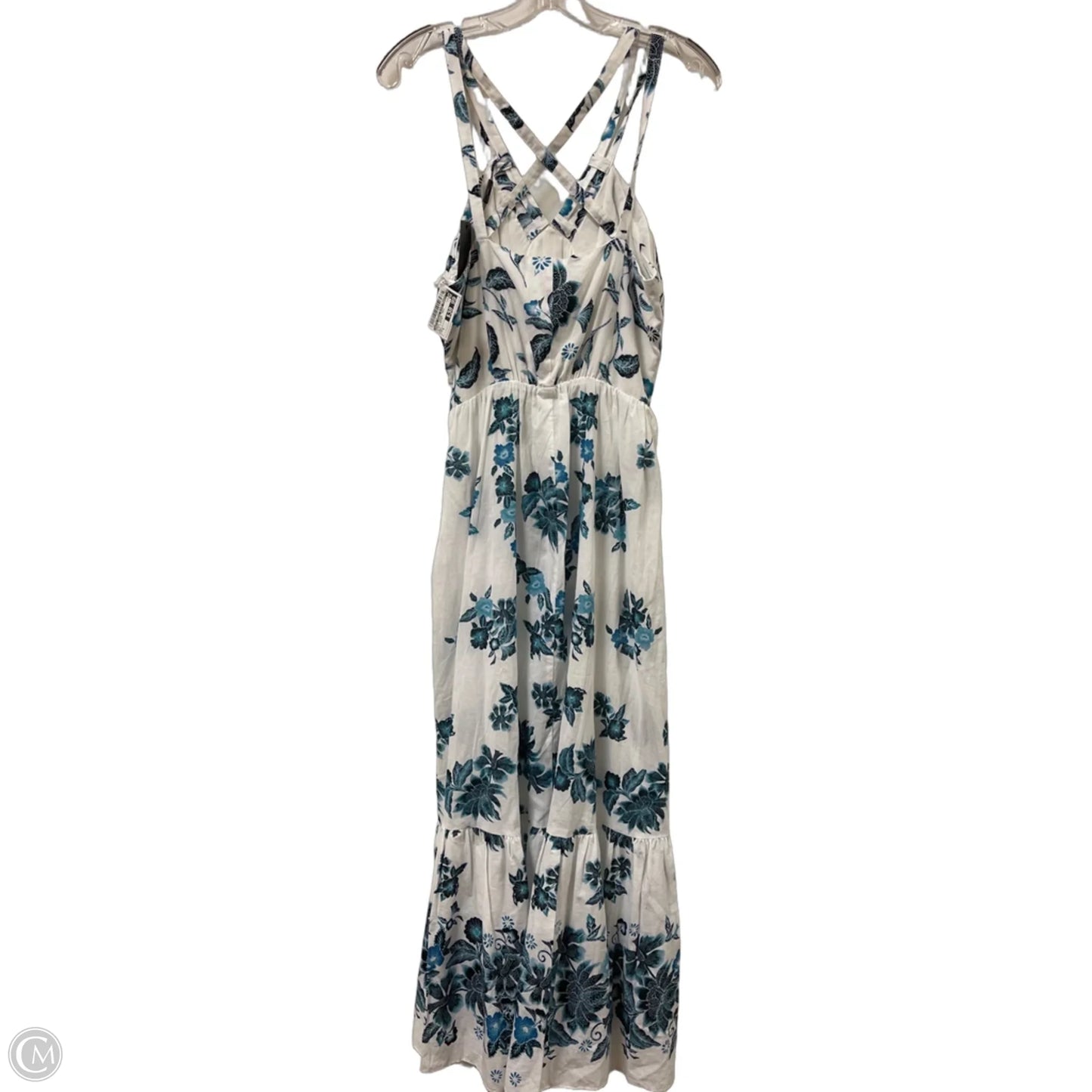 Dress Casual Maxi By White House Black Market In Blue & White, Size: S