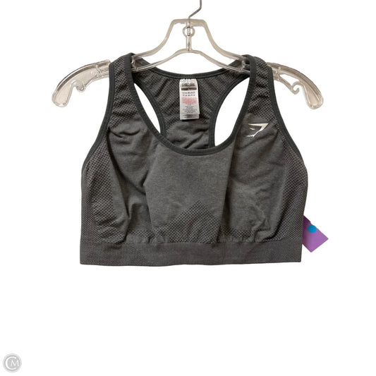 Athletic Bra By Gym Shark In Grey, Size: Xl