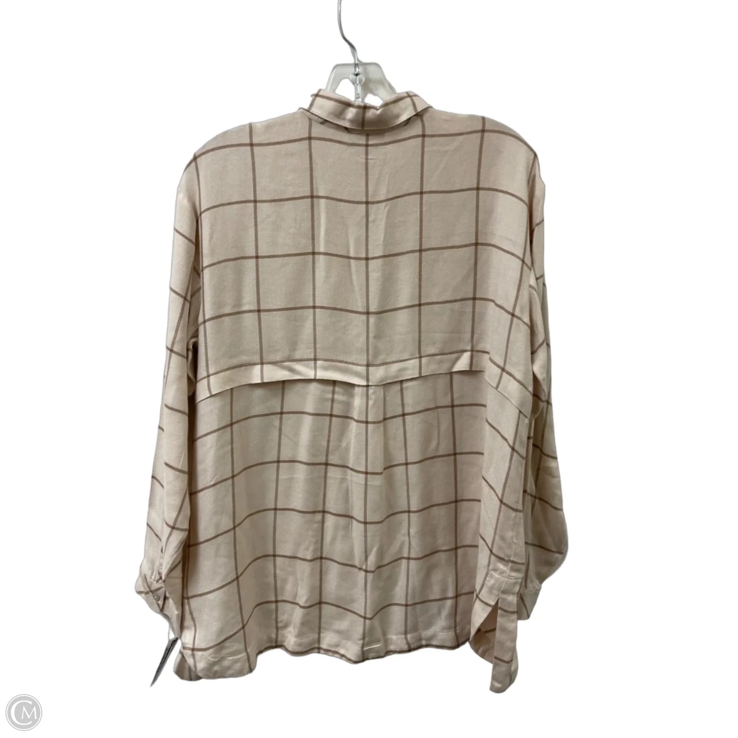 Blouse Long Sleeve By J. Jill In Cream, Size: S