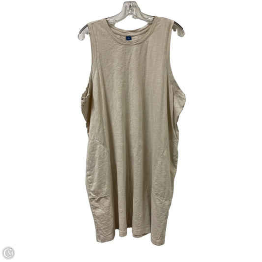 Dress Casual Midi By Old Navy In Cream, Size: 1x