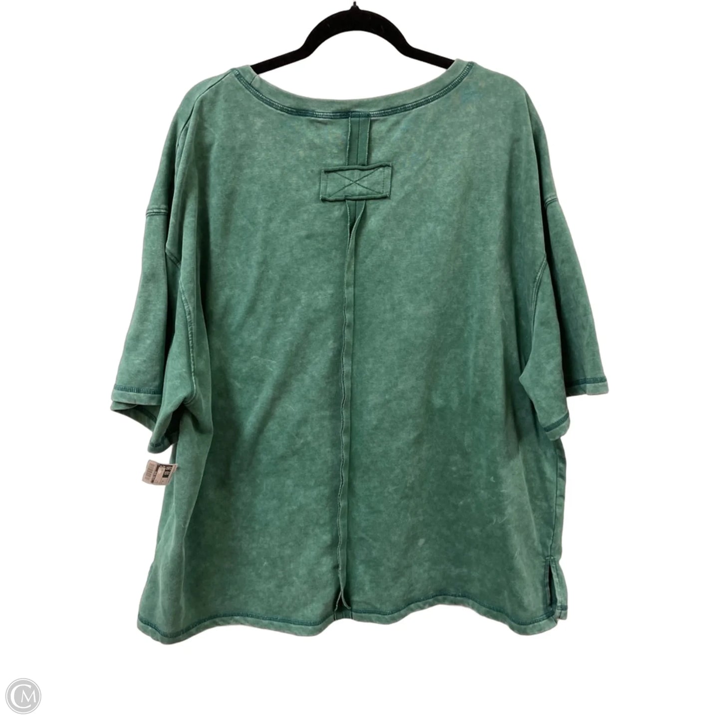 Top Short Sleeve By Clothes Mentor In Green, Size: 3x