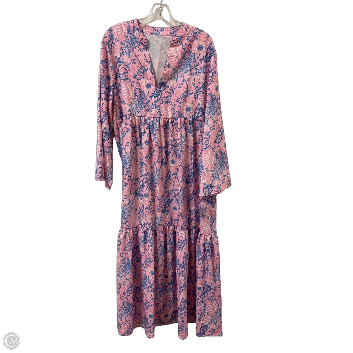 Dress Casual Maxi By Clothes Mentor In Pink, Size: 1x