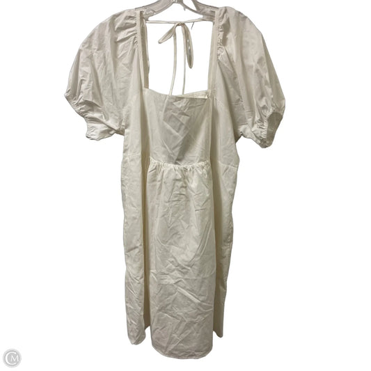 Dress Casual Midi By Draper James In White, Size: 1x