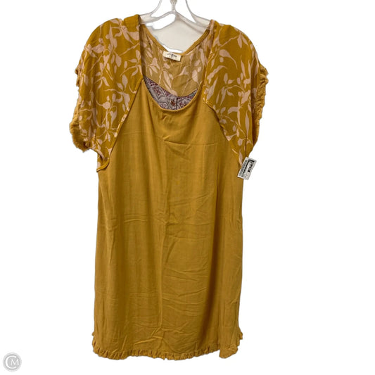 Dress Casual Midi By Umgee In Yellow, Size: 1x