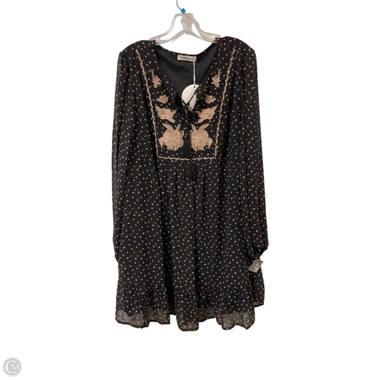 Dress Casual Midi By Rusttydustty In Bronze, Size: 2x