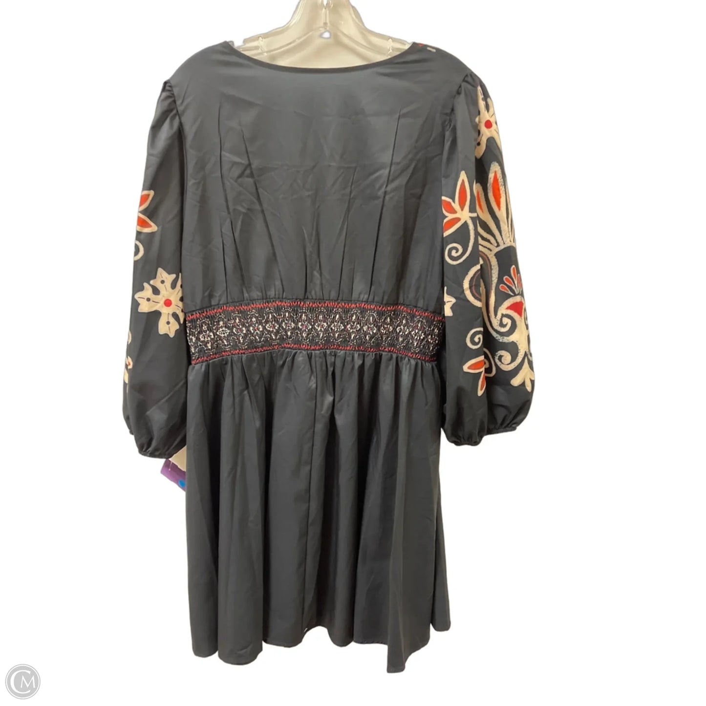 Dress Casual Midi By Shein In Black, Size: 2x