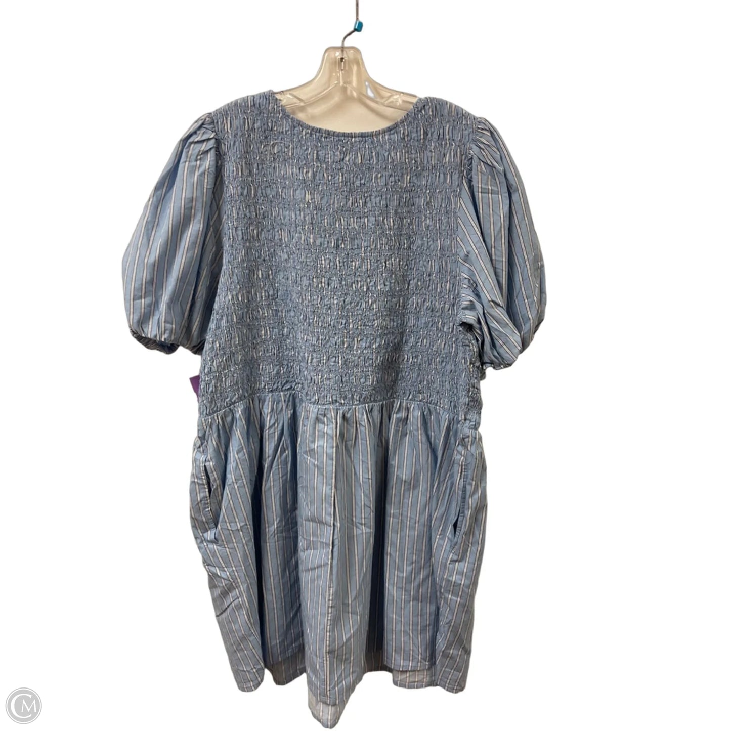 Dress Casual Midi By Old Navy In Blue, Size: 1x