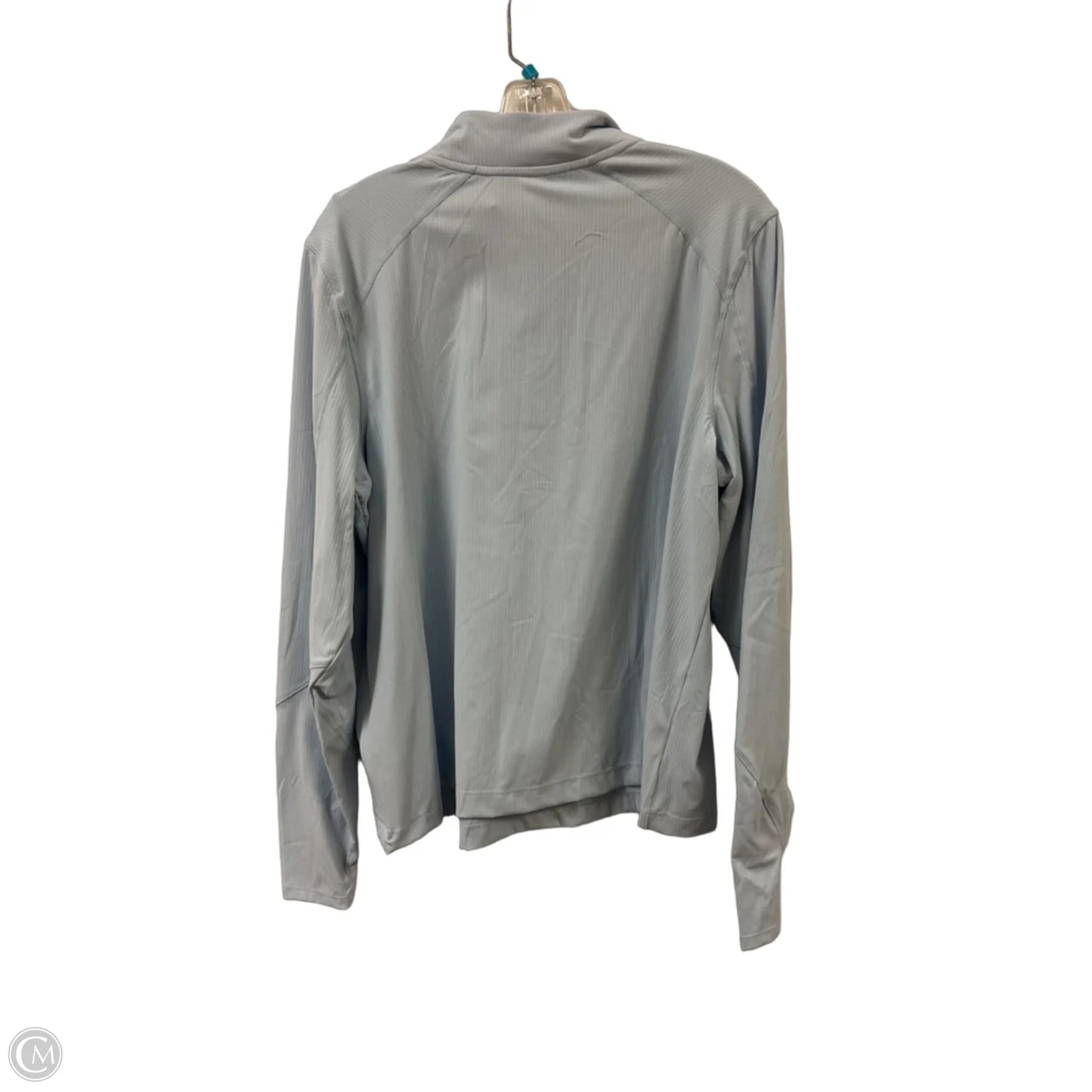 Athletic Sweatshirt Collar By Mondetta In Blue, Size: 1x
