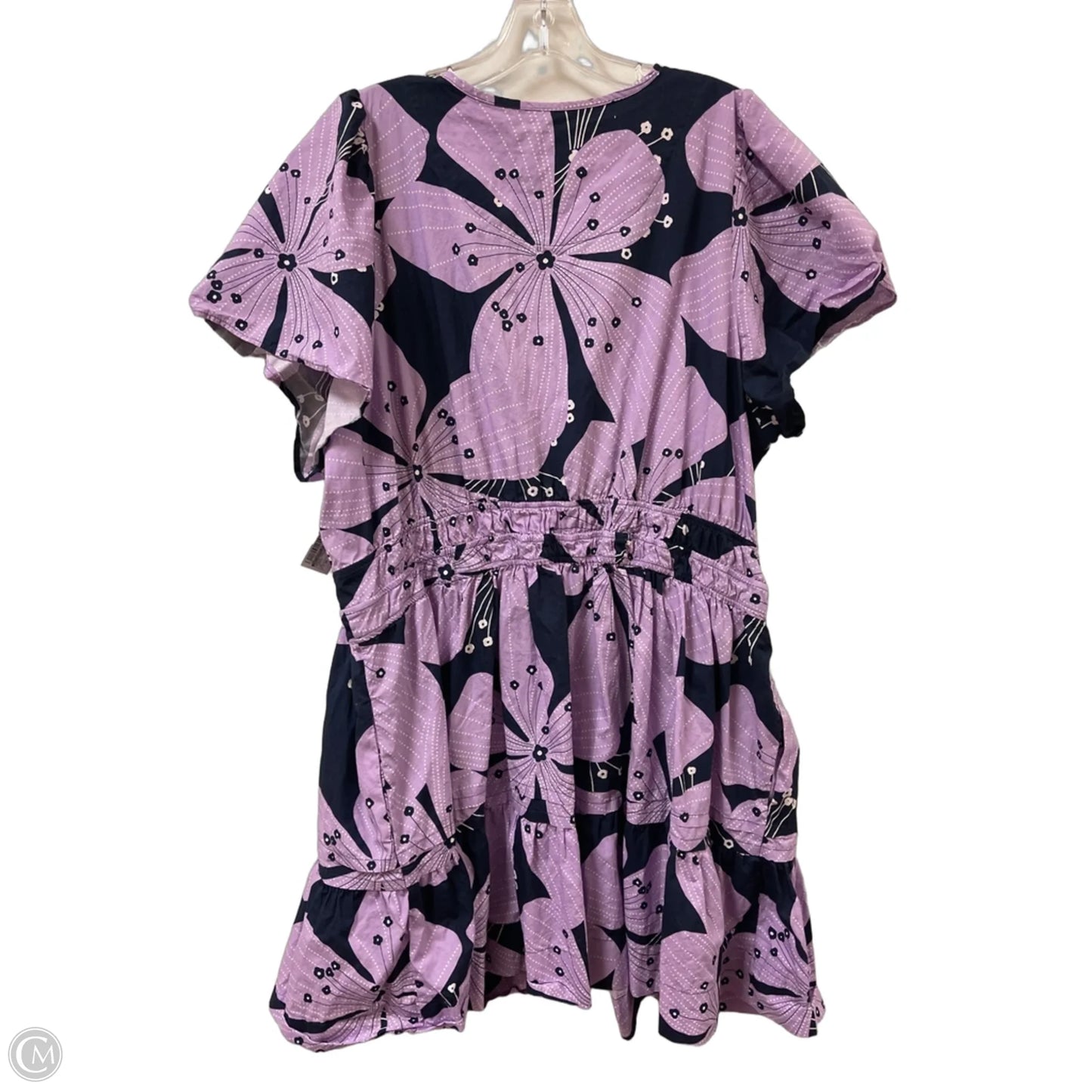 Dress Casual Midi By Anthropologie In Purple, Size: 3x