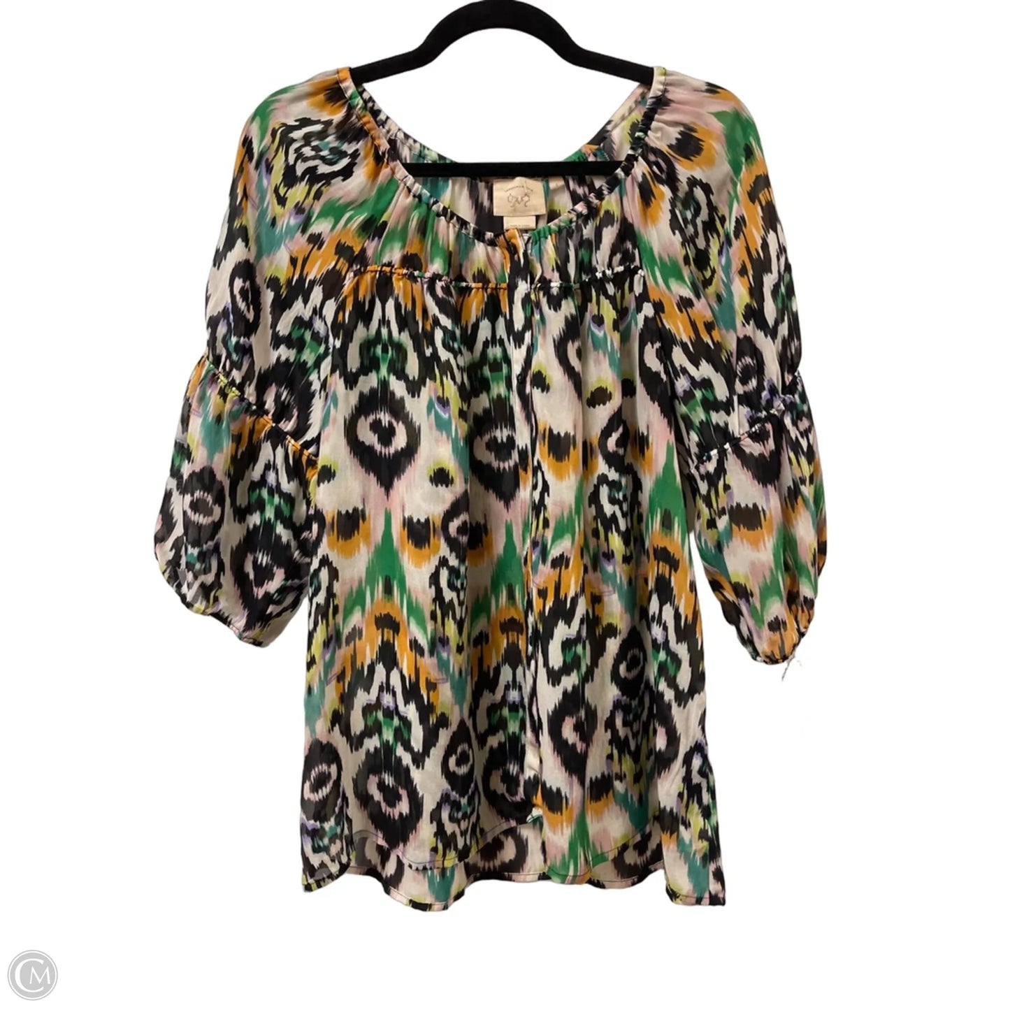 Top Short Sleeve By Clothes Mentor In Green, Size: S