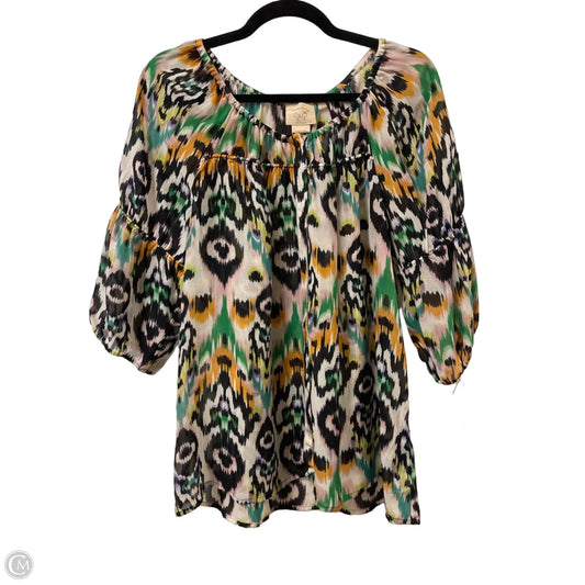 Top Short Sleeve By Clothes Mentor In Green, Size: S