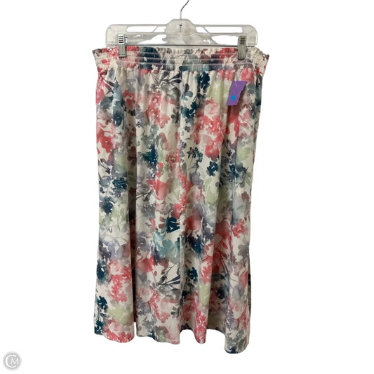 Athletic Skirt By Athleta In Floral Print, Size: 12