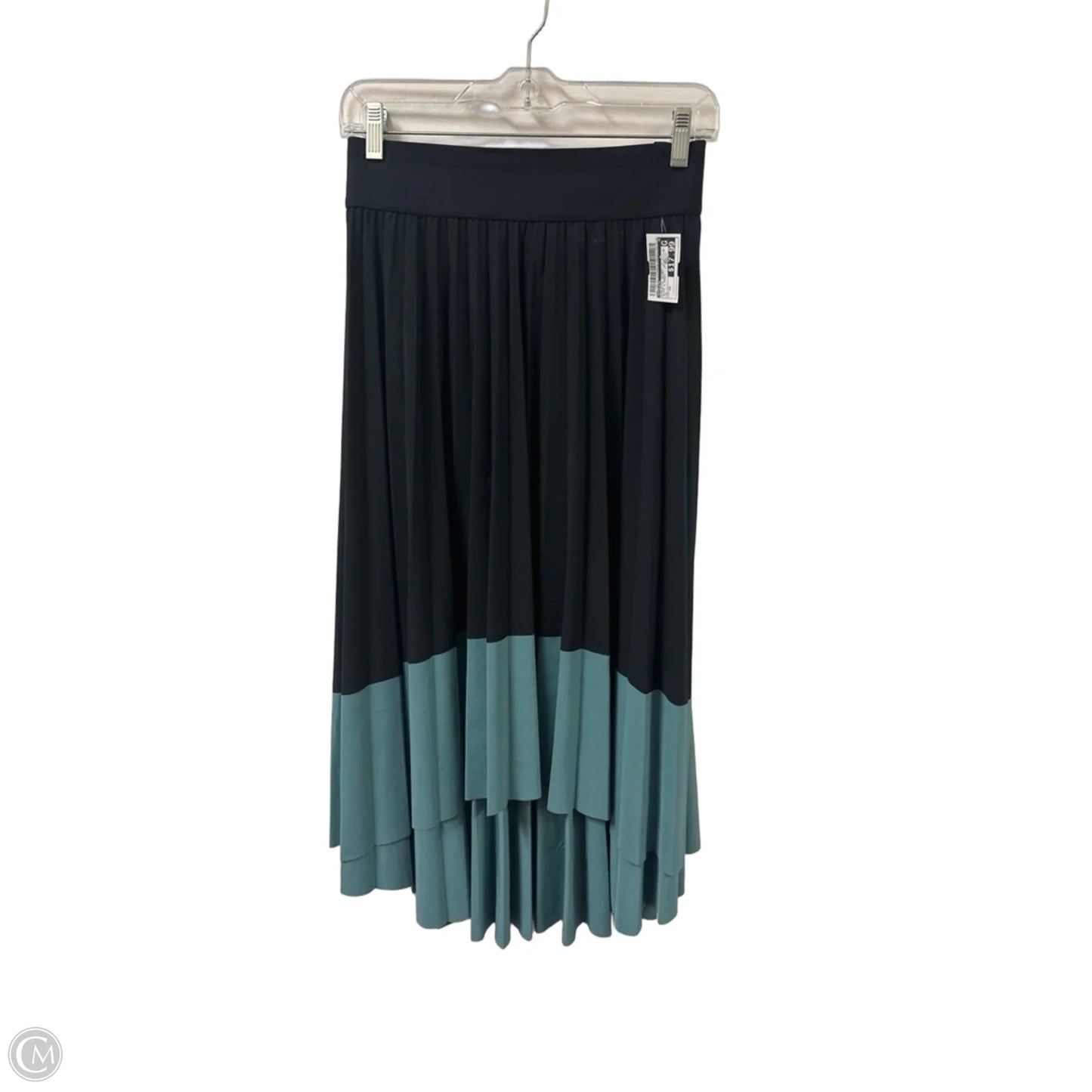 Athletic Skirt By Athleta In Black & Green, Size: 12