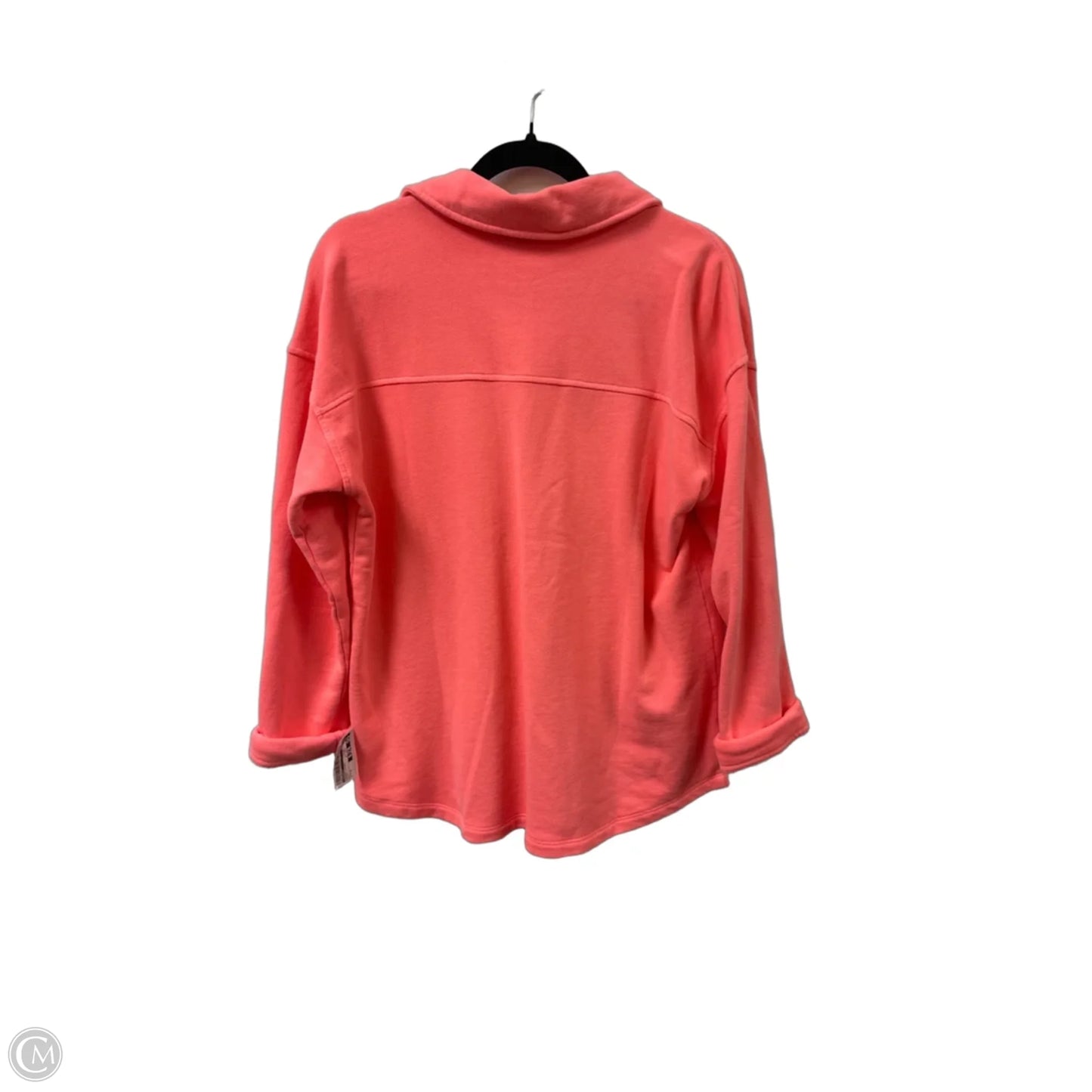 Jacket Shirt By Talbots In Pink, Size: M