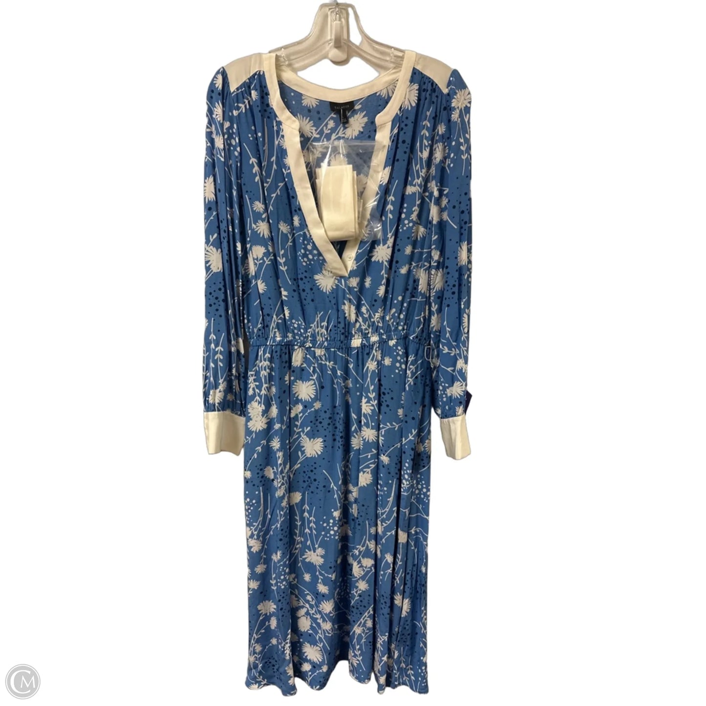 Dress Casual Maxi By Talbots In Blue, Size: L