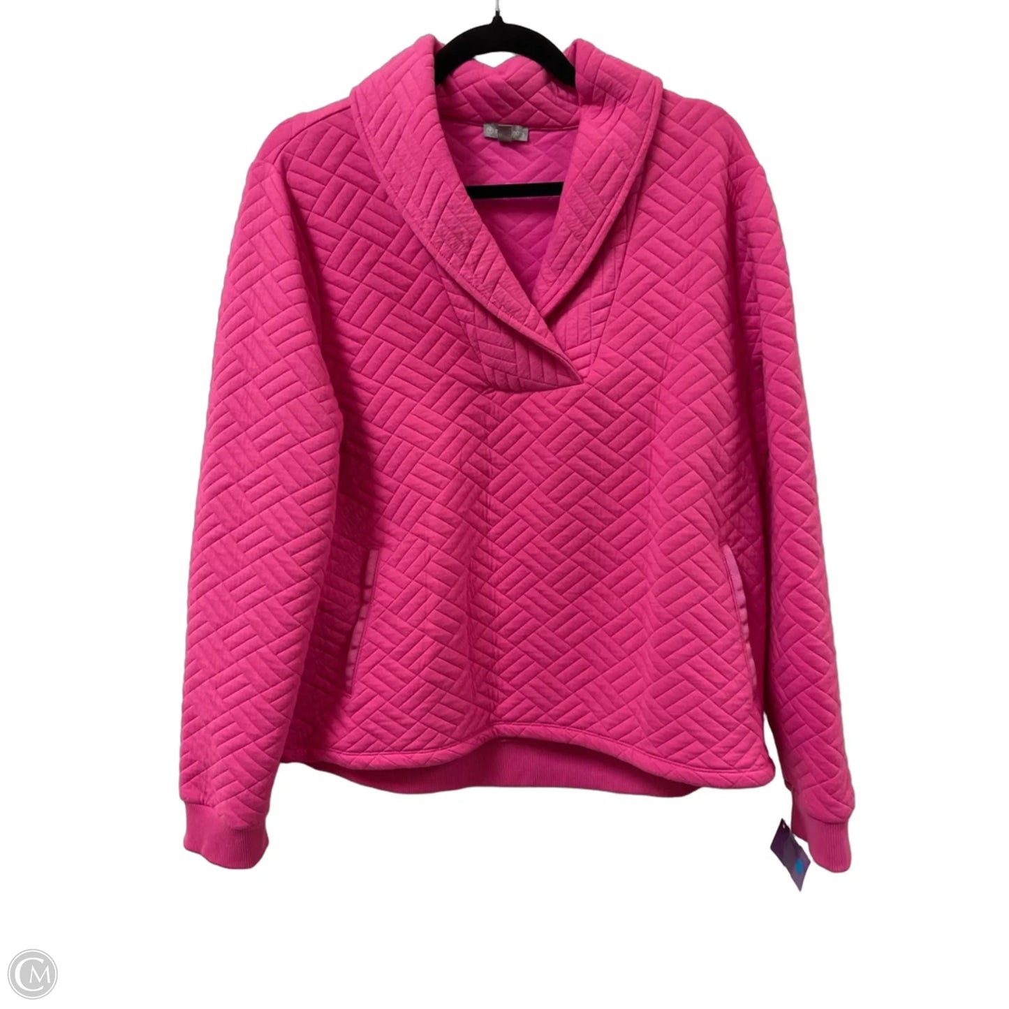 Sweater By Talbots In Pink, Size: L