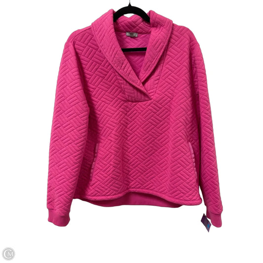 Sweater By Talbots In Pink, Size: L