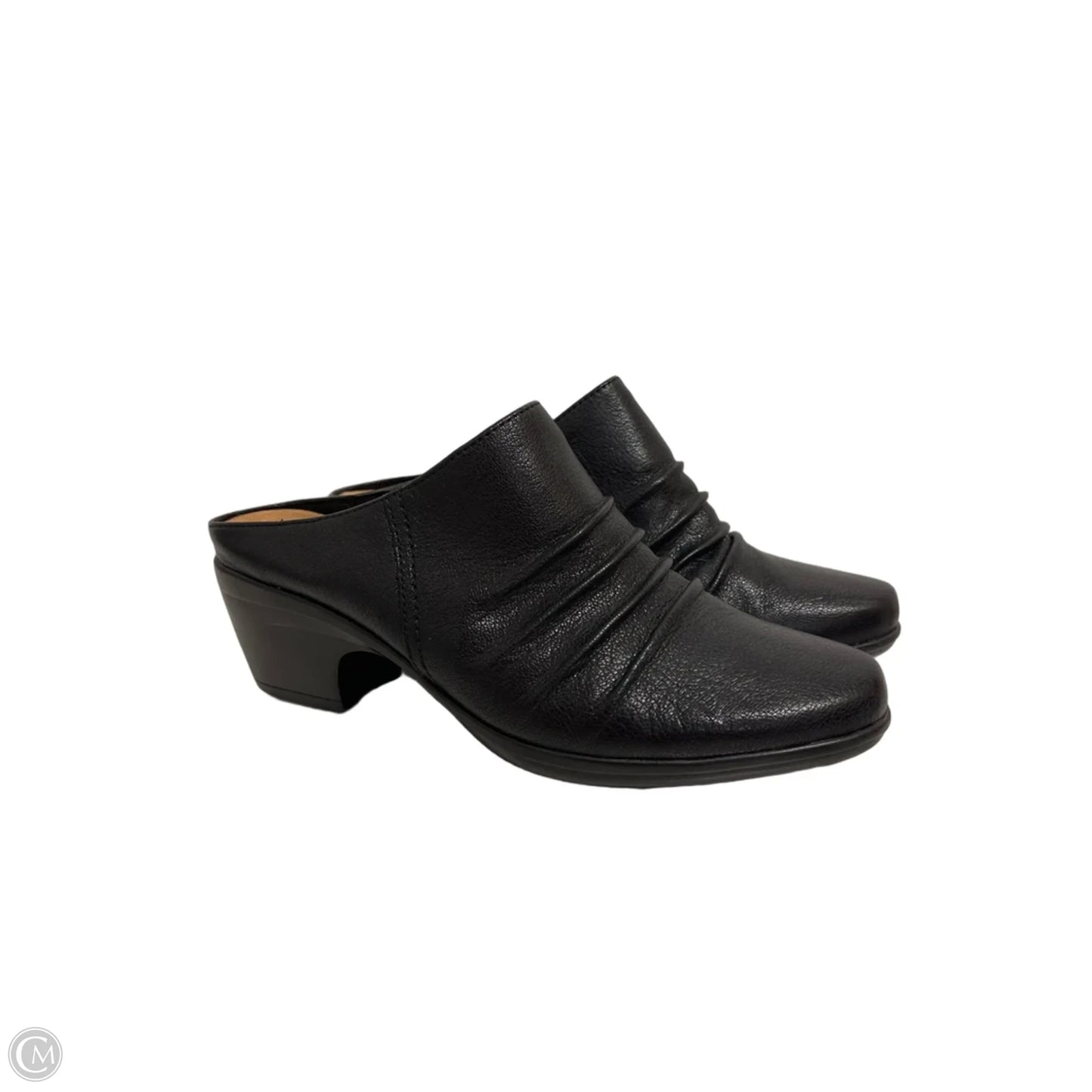 Shoes Heels Block By Clarks In Black, Size: 8.5