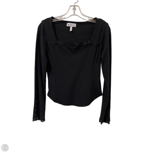 Top Long Sleeve By Jessica Simpson In Black, Size: S