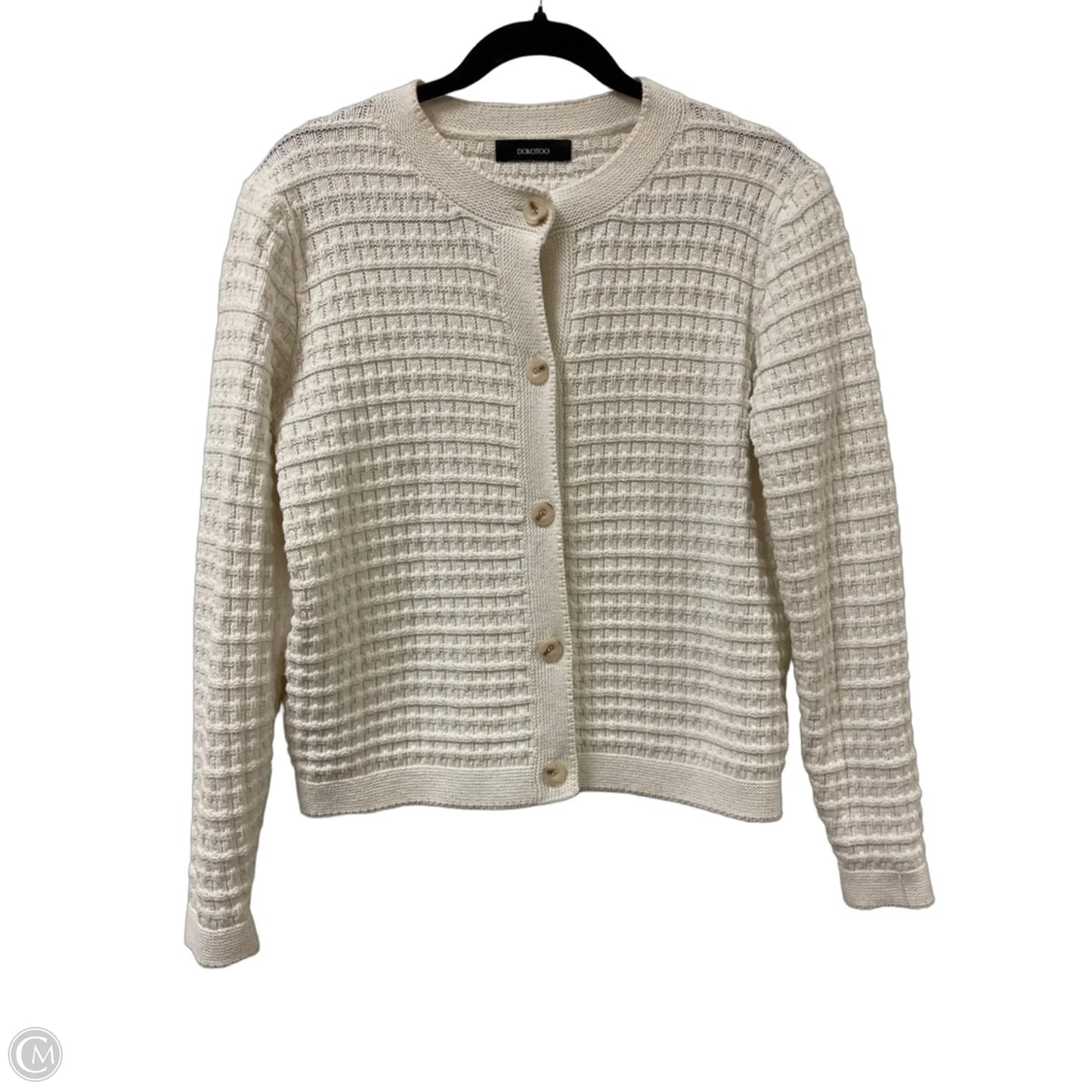 Sweater Cardigan By Dokotoo In Cream, Size: M