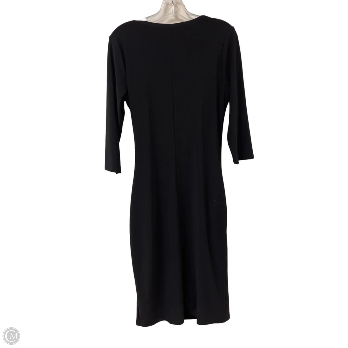 Dress Casual Midi By White House Black Market In Black, Size: M